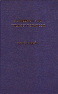 Supplements to the Kitab-i-Aqdas